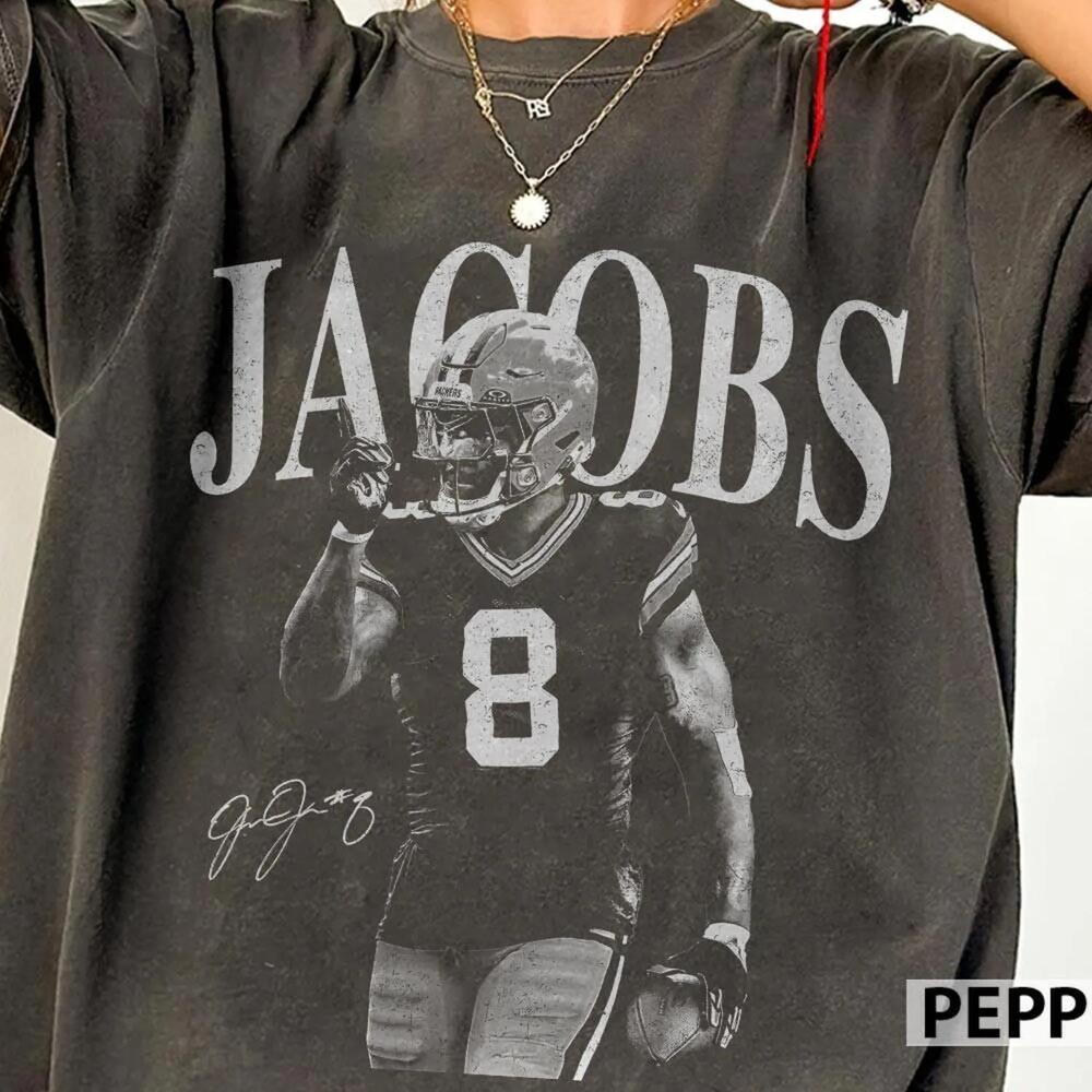 Josh Jacobs Green Bay S Shirt Game Day Shirt Football Shirt